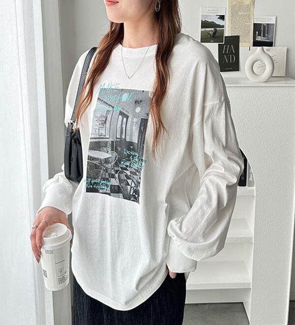 GeeRA（ジーラ）の「アソートデザインフォトプリントロンＴ（カットソー）」｜詳細画像