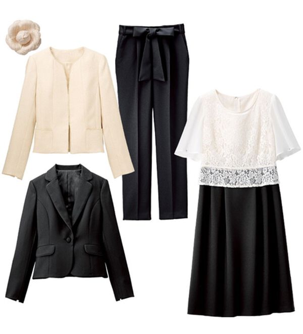 GeeRA（ジーラ）の「【入卒式/セレモニー】ツイード着回し５点セットスーツ　２ジャケット＆パンツ＆ワンピ（その他スーツ）」｜詳細画像