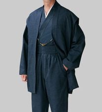 「三河木綿和風着物スーツ「翠」（メンズ和装・浴衣・和装グッズ）」