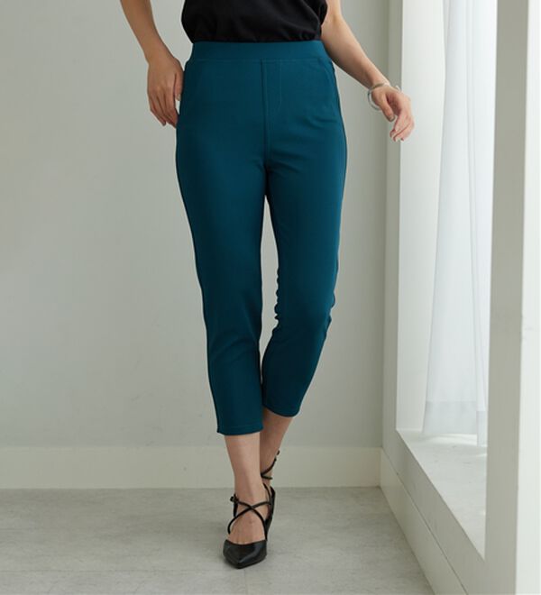 BELLUNA（ベルーナ）の「【接触冷感】ヒンヤリ速乾！かのこ素材レギンスパンツ（スパッツ・レギンス）」｜詳細画像