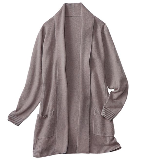 Vaqutaux カシミヤ　ロングカーディガン カシミヤ100％ロングカーディガン | Milestone公式オンラインストア