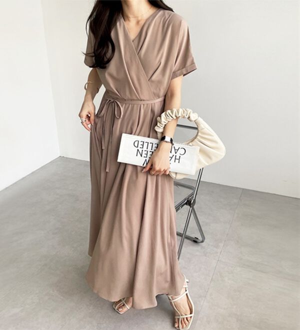 GeeRA（ジーラ）の「カシュクールフレアーワンピース（その他ワンピース）」｜詳細画像