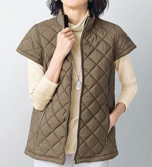 VINNO（ヴィノ）の「プライムウォームキルティングベスト（ベスト）」｜詳細画像