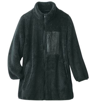 LAVIENNE（ラヴィエンヌ）の「ふわふわフリースジャケット（パジャマ・ルームウェア）」｜ブラック