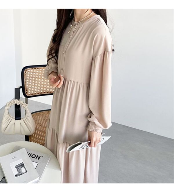 GeeRA（ジーラ）の「前後２ＷＡＹティアードシャツワンピース（シャツワンピース）」｜詳細画像