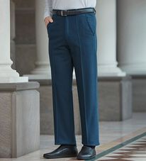 「【３本組】柔らか素材の裏起毛暖かイージースラックス（メンズイージーパンツ）」