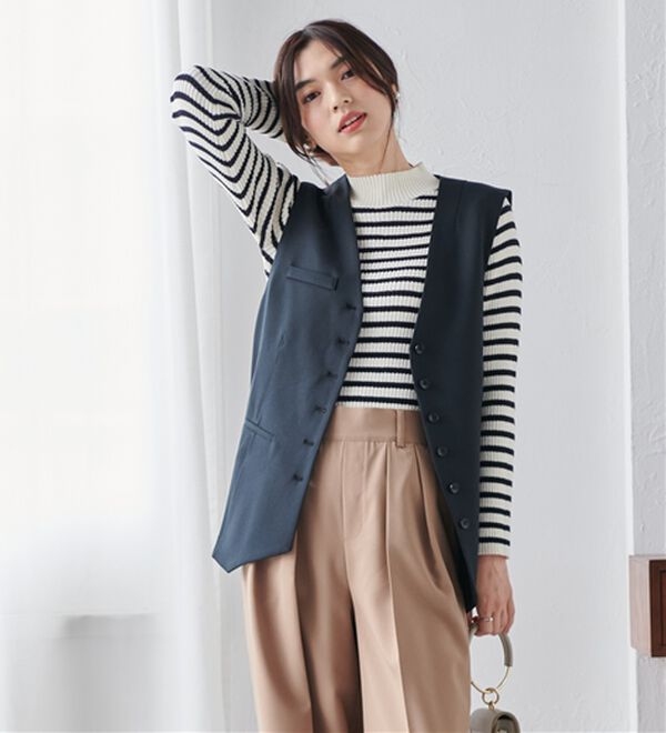 RANAN（ラナン）の「オーバーサイズジレ（ジレ）」｜詳細画像