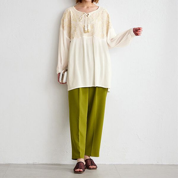 RANAN（ラナン）の「楊柳刺しゅうブラウス（ブラウス）」｜詳細画像