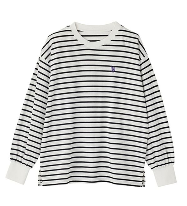 GeeRA（ジーラ）の「【Ｕ．Ｓ．　ＰＯＬＯ　ＡＳＳＮ．】配色ラインロンＴ（カットソー）」｜詳細画像