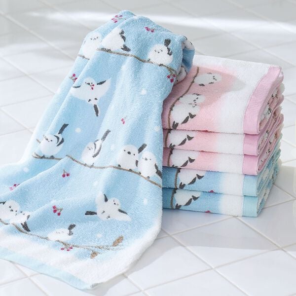 「今治産タオルセット「シマエナガ」（タオル）」｜詳細画像