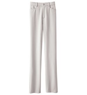 BELLUNA（ベルーナ）の「透けにくい！防汚はっ水ストレートパンツ（フルレングスパンツ）」｜アイスグレー