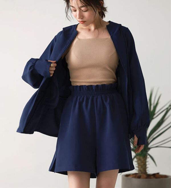 Pierrot（ピエロ）の「【速乾機能付】フレアショートパンツラッシュガード（その他パンツ）」｜詳細画像