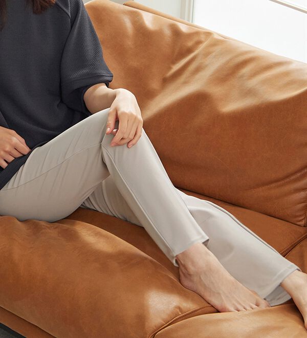 BELLUNA（ベルーナ）の「【はき心地抜群！】ヒンヤリなめらかナタデココパンツ（フルレングスパンツ）」｜詳細画像