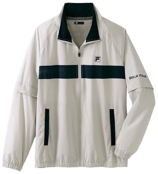 「＜フィラ＞オールシーズンポケッタブルレインウェア（その他メンズアウター）」｜ライトグレー