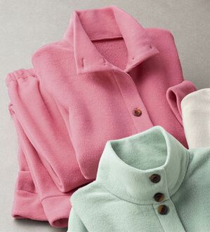 ルフラン（ルフラン）の「眠りのための「うとろり」フリースパジャマ（パジャマ・ルームウェア）」｜コーラルローズ