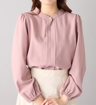 alotta（アロッタ）の「あったか裏起毛フロントタックブラウス（ブラウス）」