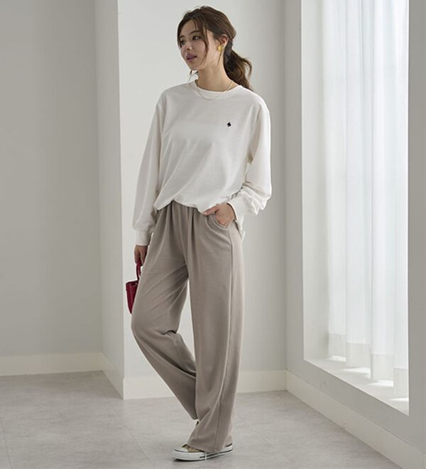 BELLUNA（ベルーナ）の「【メルティポンチ】イージーパンツ（フルレングスパンツ）」｜詳細画像