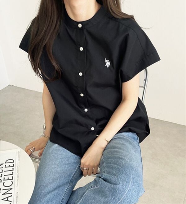 GeeRA（ジーラ）の「【ＵＳ．ＰＯＬＯ．ＡＳＳＮ】フレンチスリーブシャツ（シャツ）」｜詳細画像