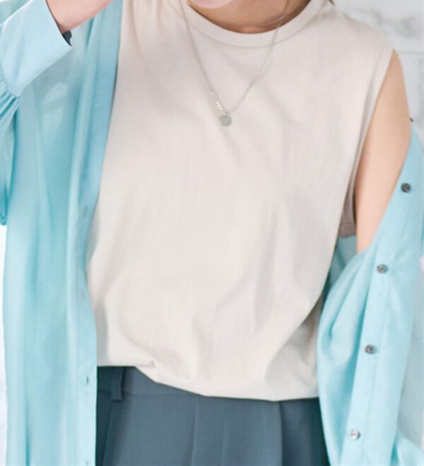 RANAN（ラナン）の「＜BC＞綿100％ひんやりタンクトップ（カットソー）」｜詳細画像