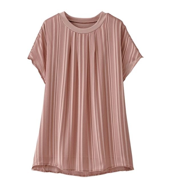 BELLUNA（ベルーナ）の「【３枚組】シアーストライププルオーバー（カットソー）」｜詳細画像