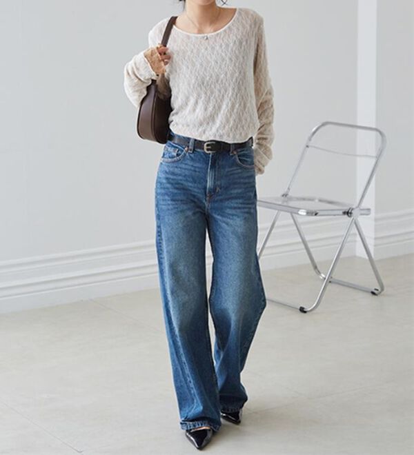 RANAN（ラナン）の「リバーシブルシアーレースＴ（カットソー）」｜詳細画像