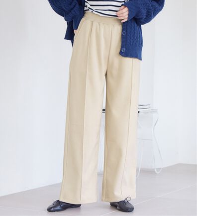 Viola e Viola（ヴィオラ エ ヴィオラ）の「毛布のような温かさ　楽ぽか裏ファーストレートパンツ（フルレングスパンツ）」