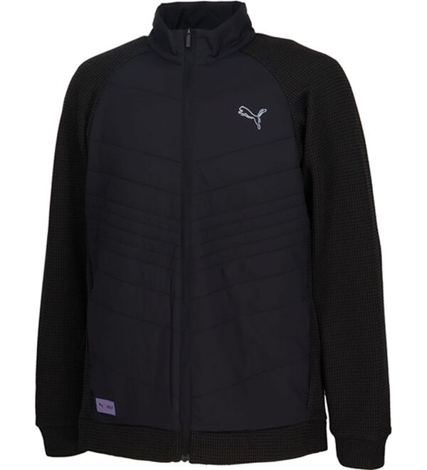「＜ｐｕｍａ　ゴルフ＞ゴルフシャドウキャットジャケット（メンズジャケット）」｜ブラック
