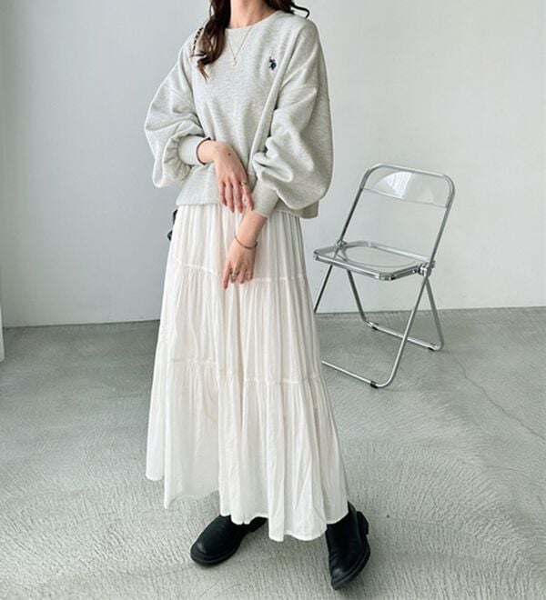 GeeRA（ジーラ）の「【Ｕ．Ｓ．ＰＯＬＯ　ＡＳＳＮ】ショートスウェット（トレーナー・スウェット）」｜詳細画像