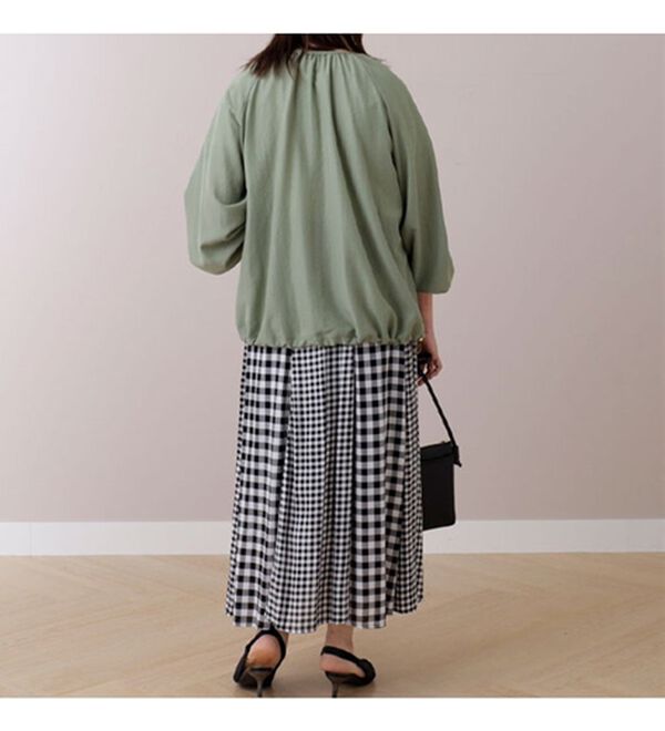 BELLUNA（ベルーナ）の「サテン素材ブルゾン（ブルゾン）」｜詳細画像