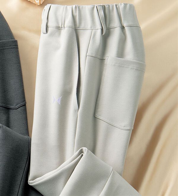 「＜ＨＡＮＡＥ　ＭＯＲＩ＞アクティブパンツ（パジャマ・ルームウェア）」｜グレー