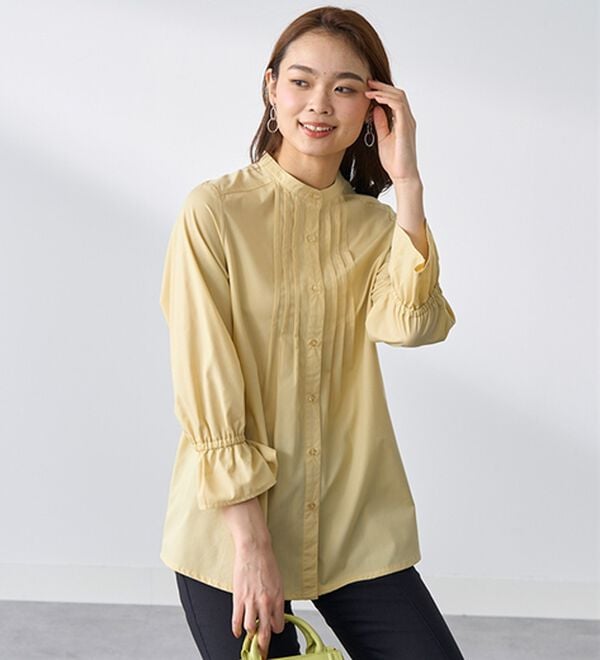 BELLUNA（ベルーナ）の「綿混素材春色ブラウス（ブラウス）」｜詳細画像