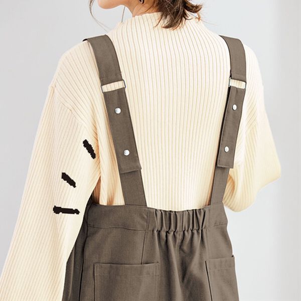 BELLUNA（ベルーナ）の「ボタンデザインジャンパードレス（ジャンパースカート）」｜詳細画像