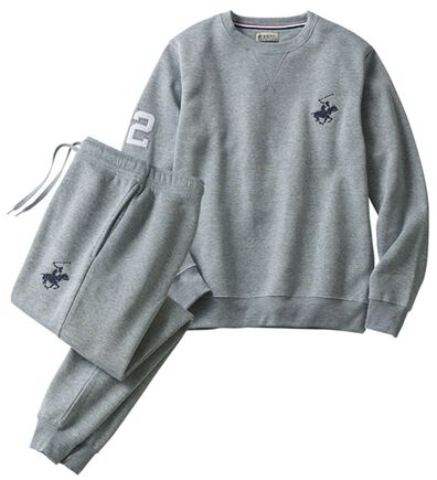 「＜ビバリーヒルズ・ポロクラブ＞ブランドロゴセットアップスーツ（メンズルームウェア）」