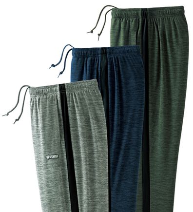 「【３本組】＜ケー・スイス＞杢スラブライン使いジョガーパンツ（メンズイージーパンツ）」