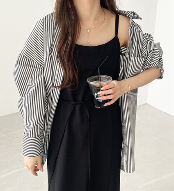 GeeRA（ジーラ）の「リネンライクロングキャミワンピース（その他ワンピース）」｜詳細画像