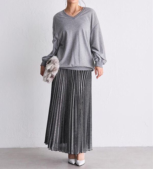 RANAN（ラナン）の「バックギャザーデザインスウェット（カットソー）」｜詳細画像