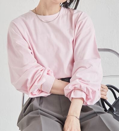 RANAN（ラナン）の「多機能ベーシックオーバーサイズ長袖Tシャツ（Tシャツ）」