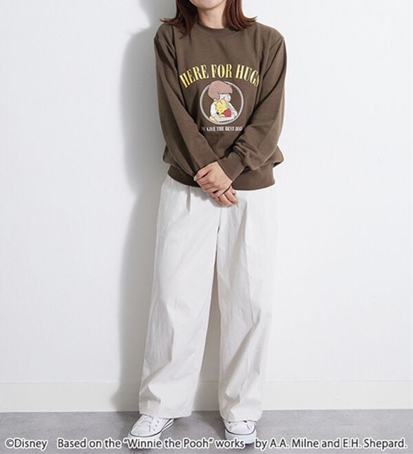 BELLUNA（ベルーナ）の「＜Ｄｉｓｎｅｙ＞【プー】プリント裏起毛トレーナー（トレーナー・スウェット）」｜詳細画像