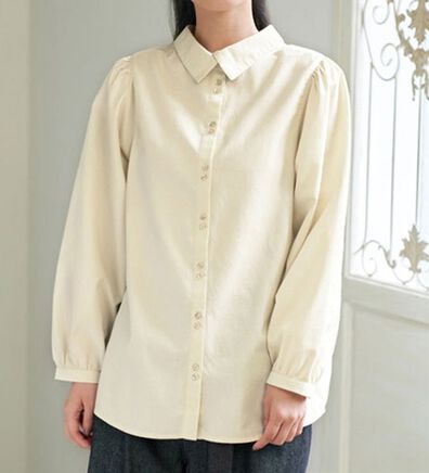 BELLUNA（ベルーナ）の「綿１００％万能ブラウス（ブラウス）」