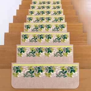 「足元見やすい階段マット　１５枚組（玄関マット）」｜1