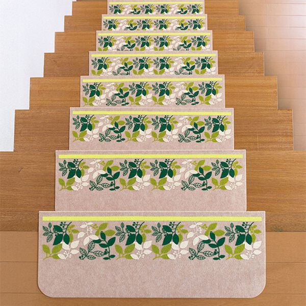 「足元見やすい階段マット　１５枚組（玄関マット）」｜1