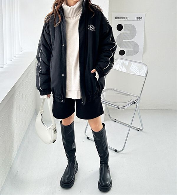 GeeRA（ジーラ）の「パディングラインブルゾン（ブルゾン）」｜詳細画像