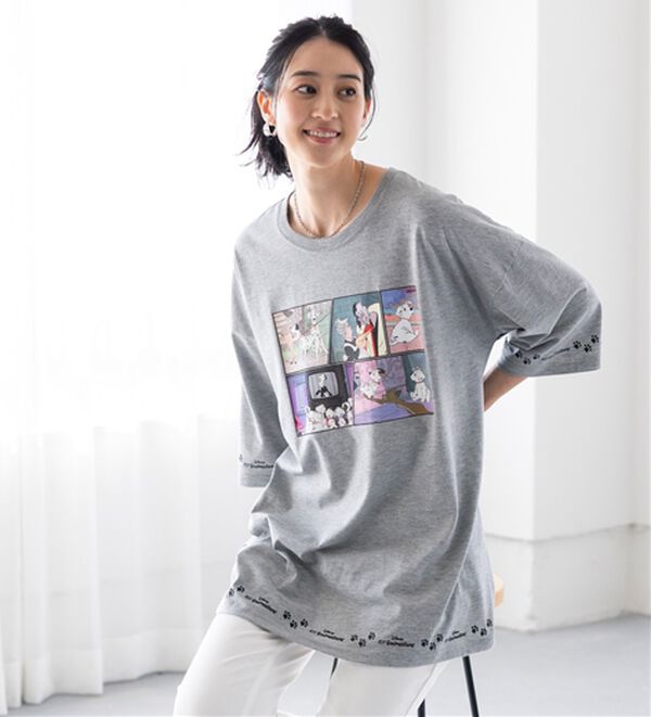 「＜Ｄｉｓｎｅｙ＞ディズニー映画ＰＨＯＴＯ風Ｔシャツ（チュニック）」｜詳細画像