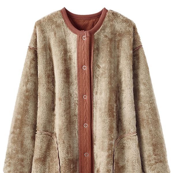 BELLUNA（ベルーナ）の「ケーブル柄がかわいいあったかジャケット（その他ジャケット）」｜詳細画像