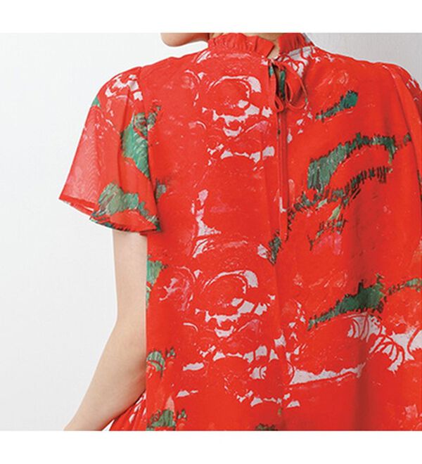 RANAN（ラナン）の「【ａｂｌｅ　ａｒｔ】フリル衿プリーツ使い（ブラウス）」｜詳細画像