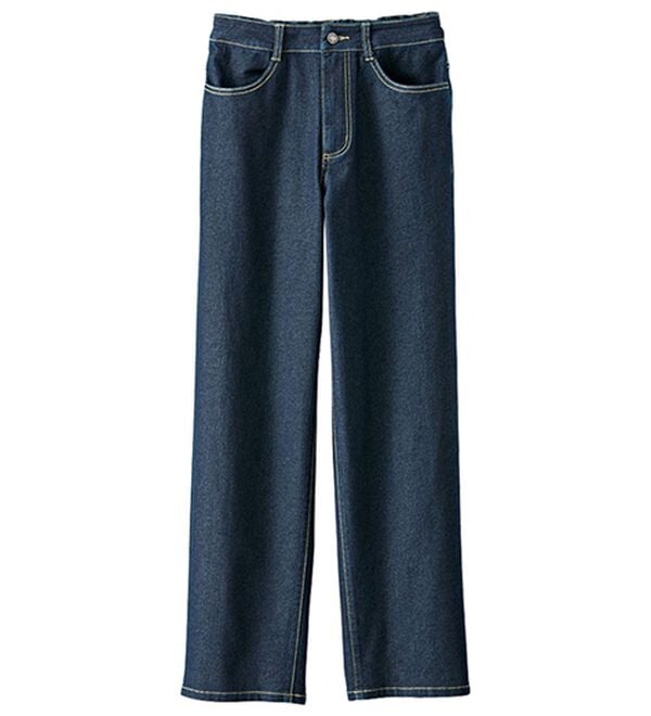 BELLUNA（ベルーナ）の「太すぎなくて「ちょうどいい！」ワイドストレートパンツ（フルレングスパンツ）」｜詳細画像