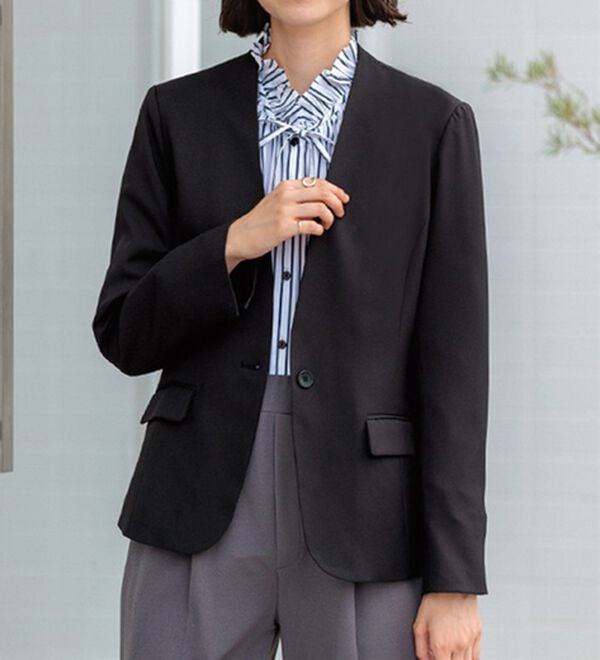 GeeRA（ジーラ）の「洗える！ストレッチカセットスーツ（その他ワンピース）」｜詳細画像