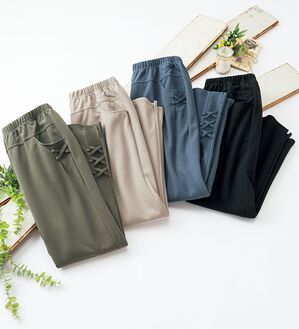ルフラン（ルフラン）の「【４本組】のびさらクロップドパンツ＜プッチ＞（クロップドパンツ）」｜詳細画像