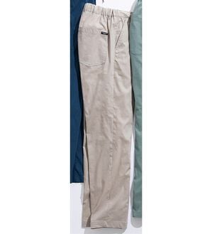 「＜コムルヴァン・オム＞クールリネンイージースラックス（メンズスラックス）」｜ベージュ