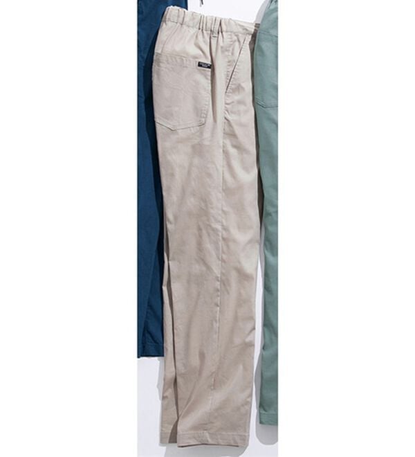 「＜コムルヴァン・オム＞クールリネンイージースラックス（メンズスラックス）」｜ベージュ